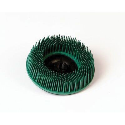3M Products Scotch-Brite 24241 BD-ZB Series Bristle Disc, 4-1/2 in Dia, 50 Grit, Coarse Grade, Ceram β view 2