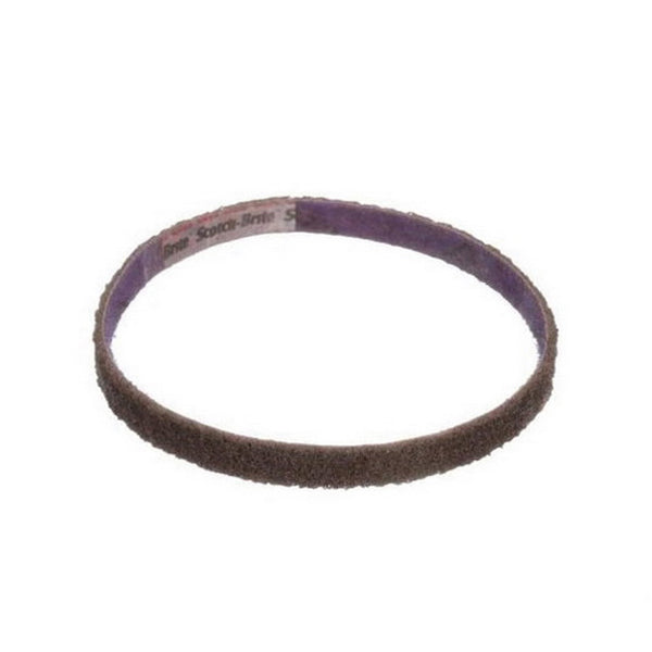 3M 77257 Non-Woven Durable Flex Belt Coarse 3/8 x13 in Brown