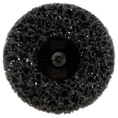 Scotch-Brite™ Roloc™ 89498 CR-DH Coating Removal Disc, 3 in Dia, Extra Coarse Grade, TR Attachment, Black