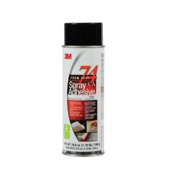 Scotch-Weld™ 50045 74 Series Foam Fast Spray Adhesive, 24 oz Aerosol Can, Liquid, Clear, 15 min Curing