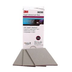 Trizact™ 30290 Abrasive Sheet, 2-3/4 in W x 5-1/2 in L, 3000 Grit, Silicon Carbide Abrasive, Wet/Dry