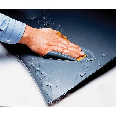3M Wetordry Tri-M-Ite 02016 431Q Series Paper Sheet, 9 in W x 11 in L, 120 Grit, Fine Grade, Black,