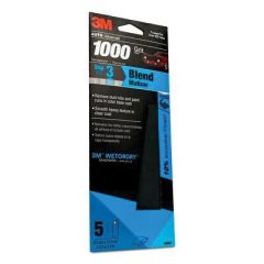 Wetordry™ 03001 Sandpaper, 3-2/3 in W x 9 in L, 1000 Grit, Silicon Carbide Abrasive, Gray, Wet/Dry