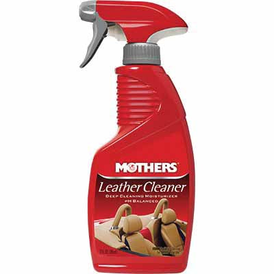 Mothers 06412 Leather Cleaner, 12 oz Spray Bottle, Liquid, Citrus, Off-White