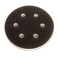 Mirka® 1066 Grip Faced Interface Pad, 6 in Dia x 1/2 in THK, Hook and Loop Attachment
