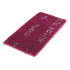 Mirka® Mirlon® 18-111-448 18 Series Non-Woven Scuff Pad, 6 in W x 9 in L, 1500 Grit, Ultra Fine Grade, Gray