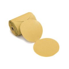 Mirka® Bulldog Gold 23342240 23 Series Semi-Open Coated Link Roll Sanding Disc, 6 in, P240 Grit, Aluminum Oxide