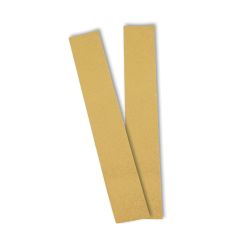 Mirka® Bulldog Gold 23364080RP 23 Series Semi-Open Coated File Sheet with Liner, 2-3/4 in W x 16-1/2 in L, P80 Grit