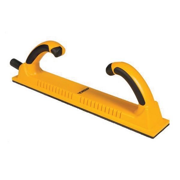 Mirka 9116R Rigid Grip Faced Sanding Block, 2-3/4 in W x 16-1/2 in L, Hook and Loop Attachment