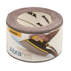Mirka® Abranet® 9A570320 9A Series Closed Coated Grip-On Sanding Sheet Roll, 2-3/4 in W x 30 ft L, P320 Grit