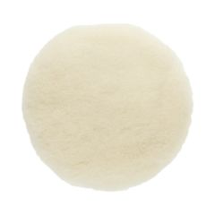Mirka® MPADLW-7.5 Polishing Pad, 7-1/2 in Dia, Hook and Loop Attachment, Lambs Wool Pad, White
