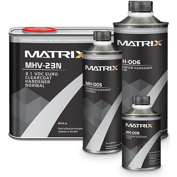 Matrix Systems MH-78S-L25 Slow Hardener, 2.5 L, Liquid, Use With: 4.4 VOC Euro Clearcoat