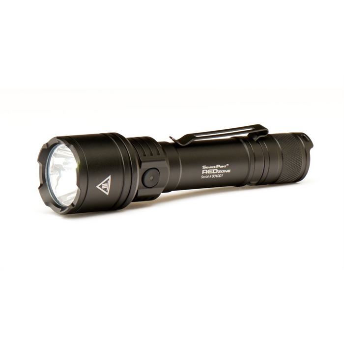 Maxxeon Lighting SearchPoint Rechargeable1200 Lumen Flashlight, White-Red-Green