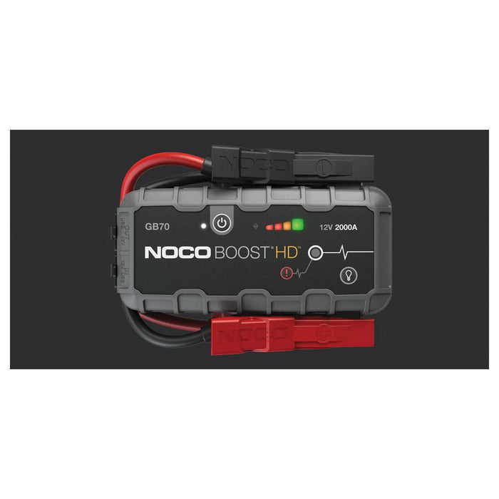 NOCO Company Noco Boost Hd Gb70 JumpStarter, Manual, Lithium Battery, 12 V Input, 2000 A P — view 2