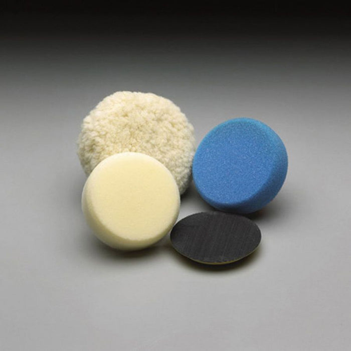 Norton Abrasives Norton 43832 Super Cut Pad, 3 in Dia, Hook and Loop Attachment, Wool Pad