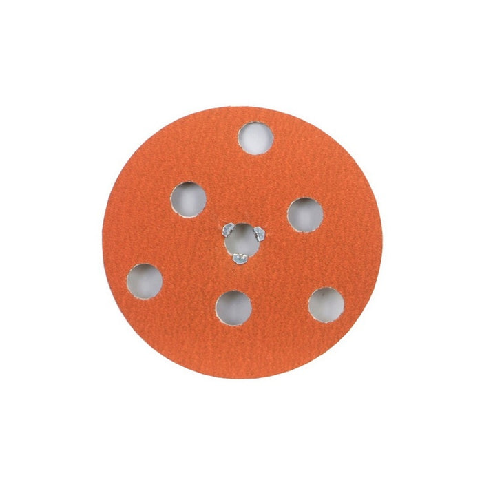Norton Abrasives Norton Blaze 68382 F980 Coated AVOS Sanding Disc, 7 in Dia, 6 Hole, 36 Grit