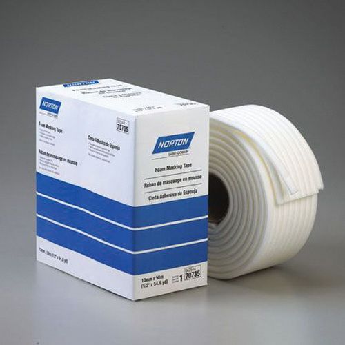 Norton Abrasives Norton 70735 Standard Foam Masking Tape, 13 mm x 50 m