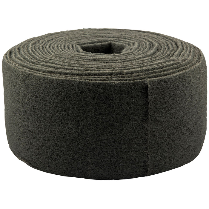 Norton Bear-Tex 75502 Non-Woven Perforated Sanding Roll, 4 in W x 30 ft L — Gray