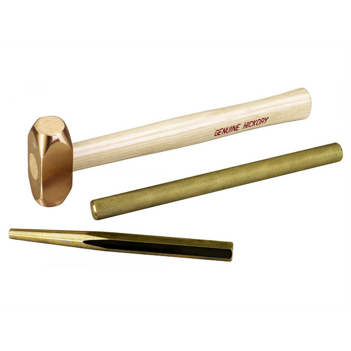 OTC Tools Brass Hammer and Punch Set