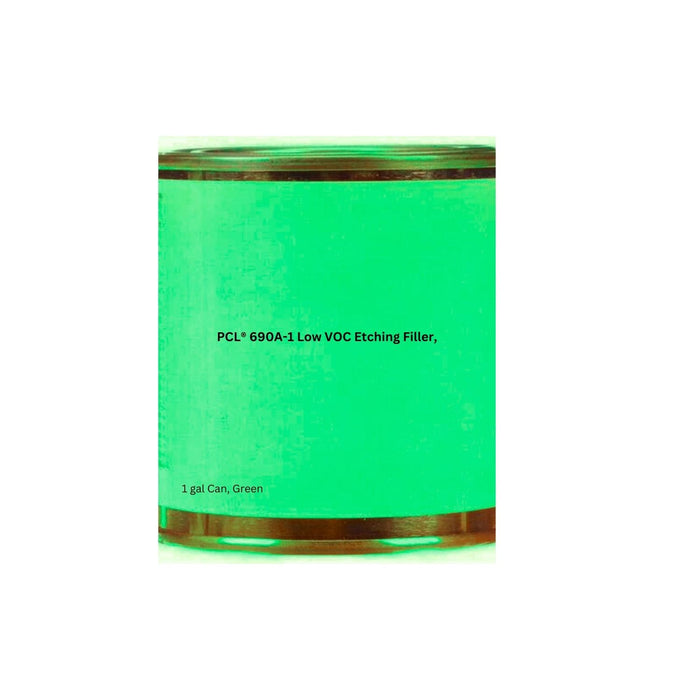 Pacific Coast Lacquer 690A-1 Low VOC Etching Filler, 1 gal Can, Green