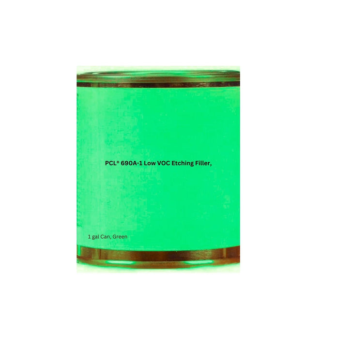 Pacific Coast Lacquer 690A-1 Low VOC Etching Filler, 1 gal Can, Green
