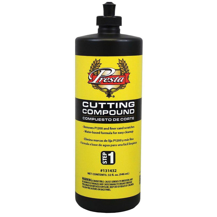 Presta Cutting Compound 131432 32 oz White Bottle