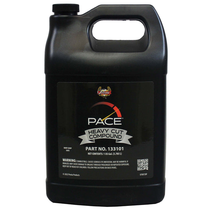 Presta Products Presta PACE 133101 Heavy Cut Compound, 1 gal, Liquid, Gray