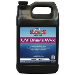 Presta 166101 UV Creme Wax, 1 gal Can, Yellow