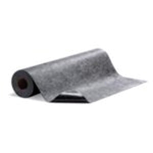 Pig GRP36201-BK Floor Mat, 50 ft L x 36 in W, Black, Up to 4 gal Absorption