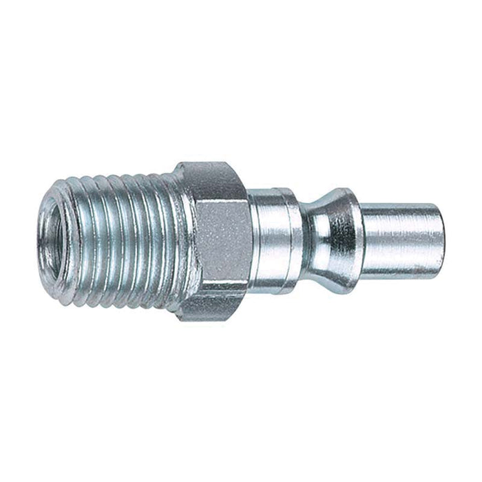 Plews - Edelmann Amflo CP37 A-Style Plug, 1/4 in, Quick Connect x MNPT, Steel, A-Style