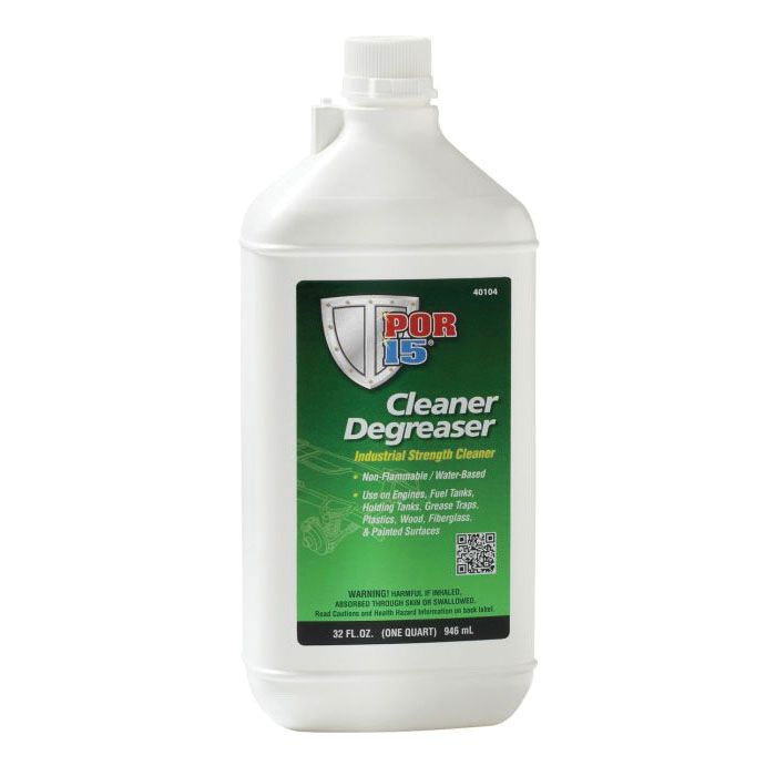 POR-15 40104 Cleaner Degreaser, 1 qt Can, Clear, 4:1 to 10:1 with Water