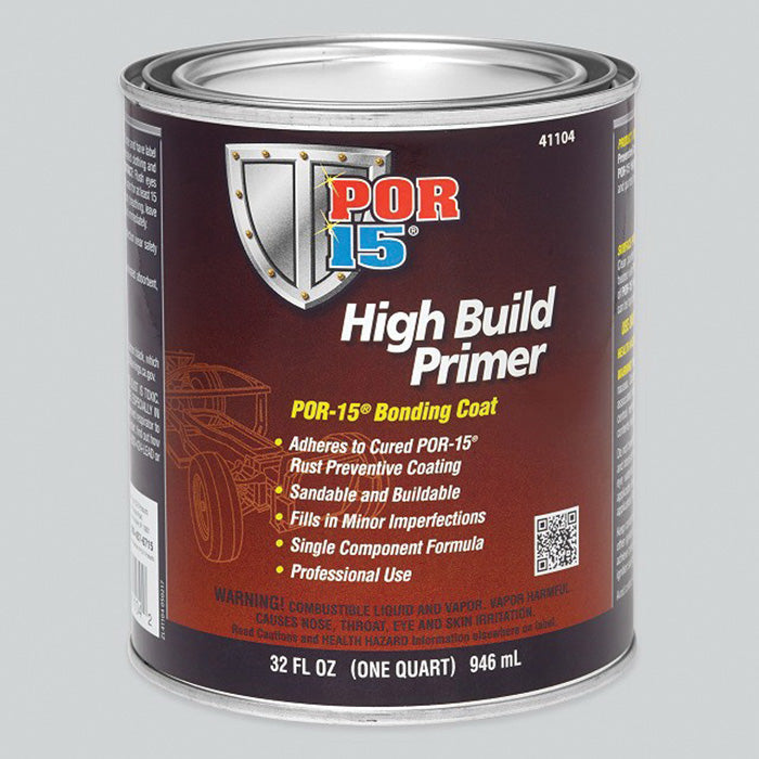 POR-15 High Build Primer 41108 Sandable Bonding Coat, 1 pt Can, Bluish-Gray