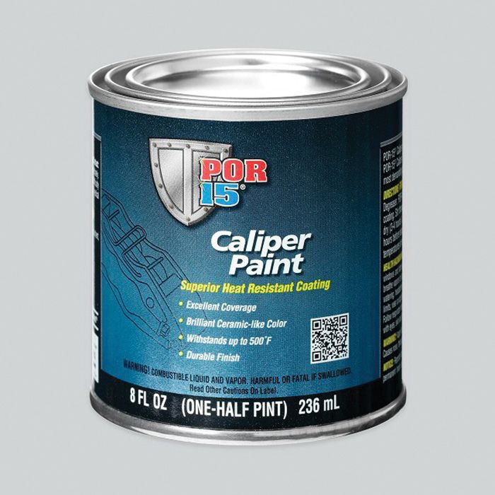 POR-15 42906 Superior Heat Resistant Caliper Paint, 8 oz Can, Ceramic Coating Yellow, Liquid, 3 to 4