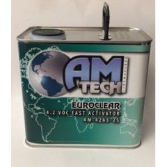 PROSPRAY® AmTech™ AM-4265-25 Fast Clearcoat Activator, 2 L Can, Clear, Liquid