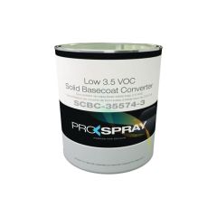 PROSPRAY® SCBC-35574-3 Low VOC Solid Basecoat Converter Binder, 4 L, Clear