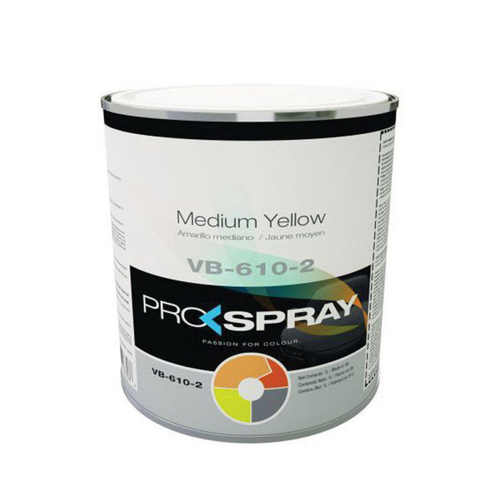 Pro-Spray European Automotive Finishes VB-610-2 VHS Toner, 1 L Can, Medium Yellow