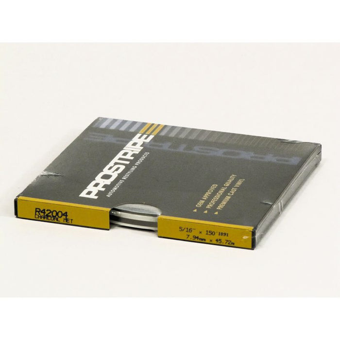 Prostripe R42004 Single Color Multiple Striping Tape, 150 ft x 5/16 in, Charcoal Metallic