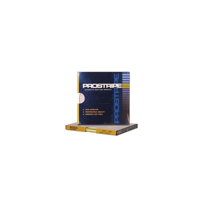 Prostripe R42016 Single Color Multiple Striping Tape, 150 ft x 5/16 in, Gold Metallic