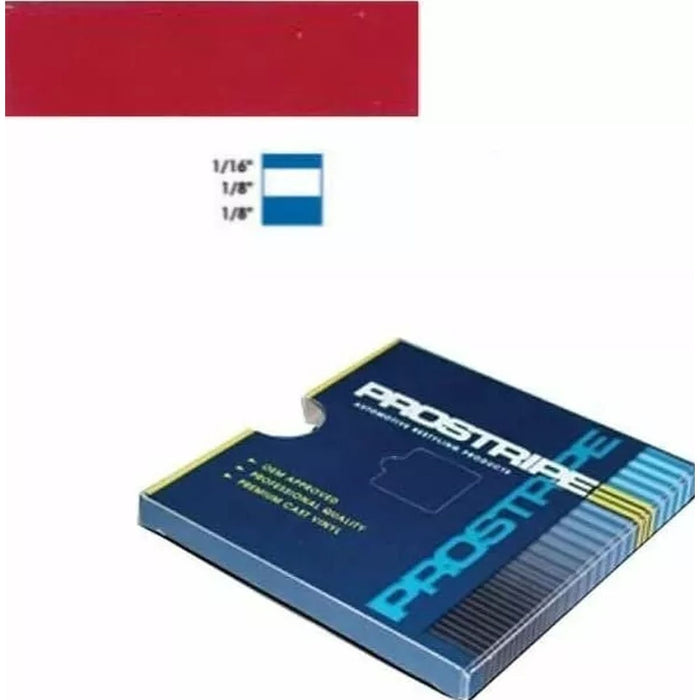 Prostripe R42031 Single Color Multiple Striping Tape, 150 ft x 5/16 in, Fire Red