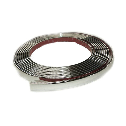 Protekto Trim 37-314 Custom Accessorizing Body Side Molding, 30 ft L x 1 in W, Chrome
