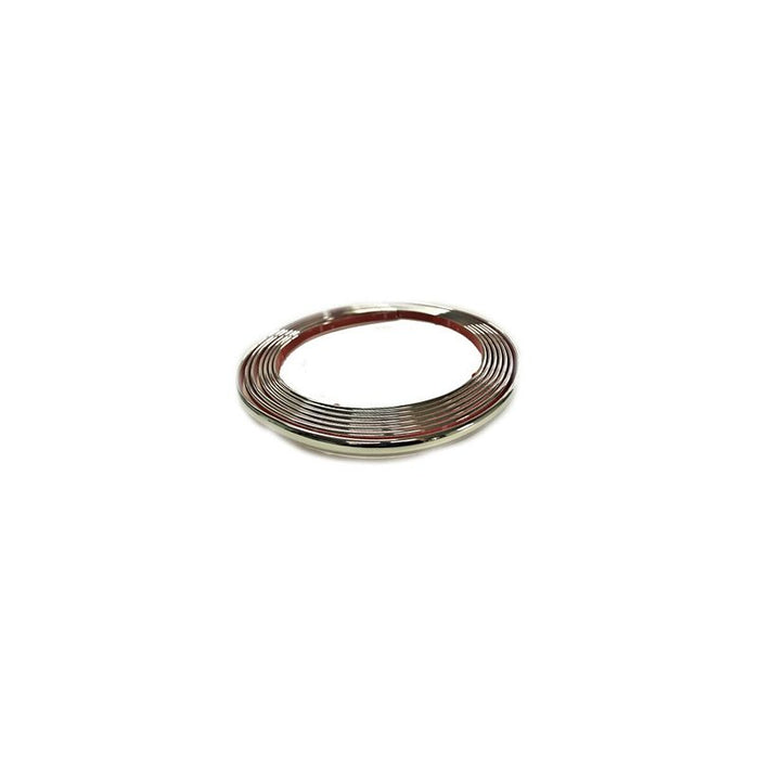 Protekto Trim 37-530 Half Round Wheel Well Molding, 20 ft L x 7/16 in W, Chrome