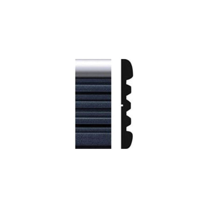 Protekto Trim 38-352 Chevy/GMC Universal Style Body Side Molding, 26 ft L x 2-1/2 in W, Black/Chrome — view 2