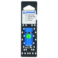3/8" Body x 1/2" FNPT High Flow Regular Coupler - Retail Package