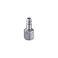 Prevost ERP 076201 High Flow Interchange Plug, 1/4 in, FNPT, Treated Steel