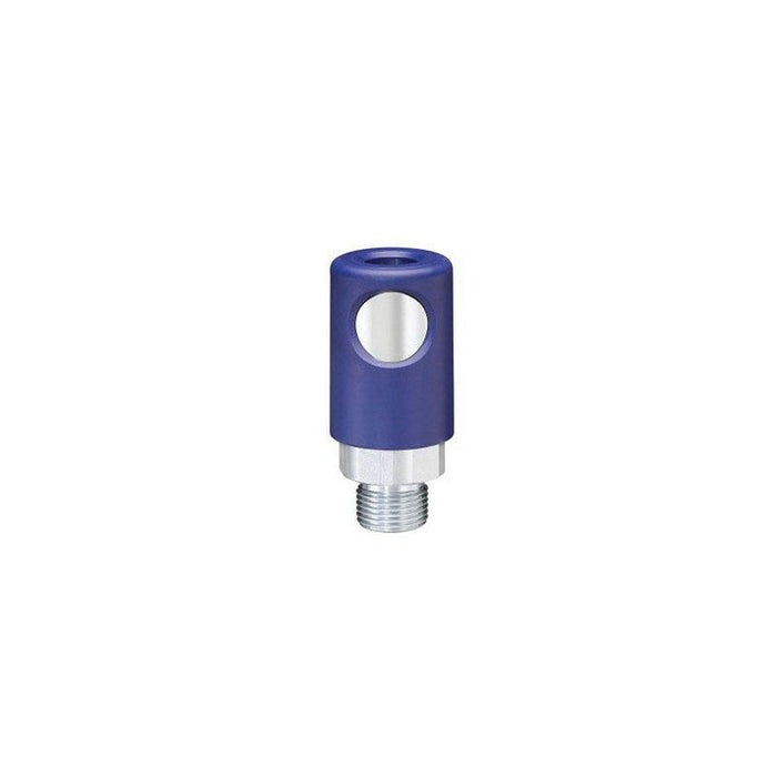Prevost IRC061252 Industrial Interchange Non-Scratch Coupler, 3/8 in, MNPT, 0 to 174 psi, Composite