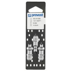Prevost IRP 066251P3 Industrial Interchange Parallel Plug on Plate, 1/4 in, Tapered MNPT, Treated Steel