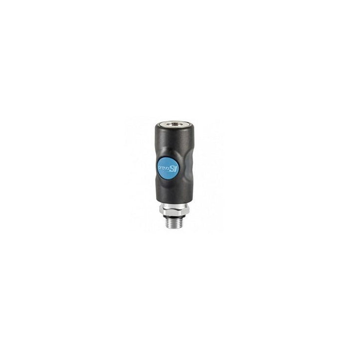 Prevost ISI 061251 Industrial Interchange Coupler, 1/4 in, MNPT, Composite Body