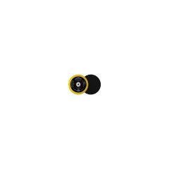 PRO-TEK 9127N Sanding Back-Up Pad, 6 in Dia, 5/16 in - 24 TPI Arbor/Shank, Vinyl, Stick Attachment
