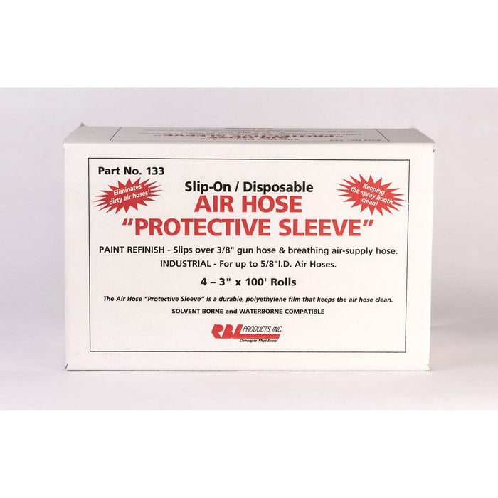RBL Products 135 Air Hose Protective Sleeve, Polyethylene Film, 100 ft L x 2-1/4 in W