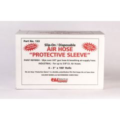RBL® 133 Air Hose Protective Sleeve, Polyethylene Film, 100 ft L x 3 in W